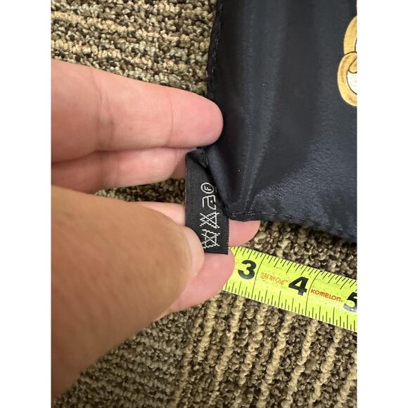 French Silk Square Scarf Womens Multicolor Floral Music Instrument Art 35" Paris - Picture 6 of 6